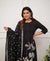 Pure Cotton Kurti with Self Print, Pant, and Mulmul Printed Dupatta
