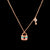 Eternal Lock and Key Pendant Chain