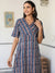 Indigo Cotton Block Printed Kurta