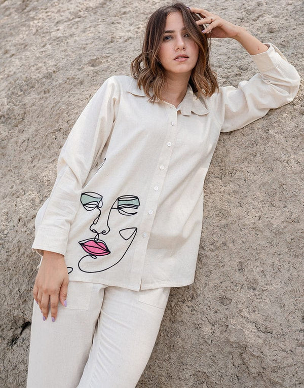 Breathable & Chic Brush Printed Co-ord Sets