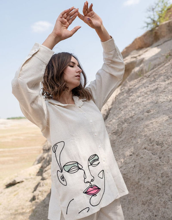 Breathable & Chic Brush Printed Co-ord Sets