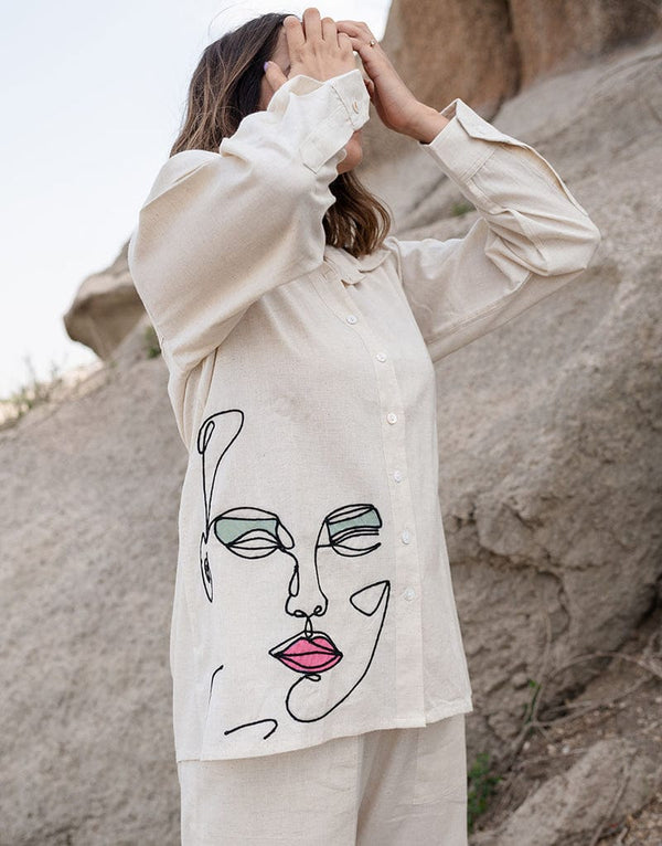 Breathable & Chic Brush Printed Co-ord Sets