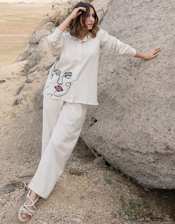 Breathable & Chic Brush Printed Co-ord Sets