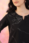 Black Premium Rayon Co-Ord Set