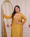 Kurta Set With Fancy Dupatta and Embroidery Work