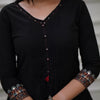 cotton Black Kurta Set