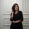 cotton Black Kurta Set
