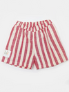 Halemons Half Sleeves Red Stripe Kids Combo