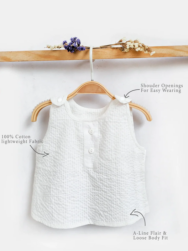 Halemons Half Sleeves Beige Kids Combo