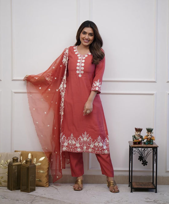 Pure Roman Silk Suit Set