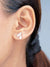 Fan Pearl Stud Earrings
