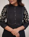 Kurta Set With Embroidery & Pintuck Detailing