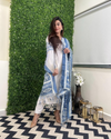 Handloom Cotton Flex Kurta Pant and Khadi Silk Dupatta Set