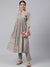 Pure Cotton Floral Printed A-line Kurta Set