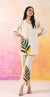 Off White Cotton Flex Co-Ord Set