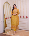 Kurta Set With Fancy Dupatta and Embroidery Work