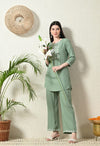 Women Rayon Kurta Set with Embroidery Work