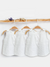 Pure White Baby Boys' 100% Cotton Unique Jabla Pack of 3